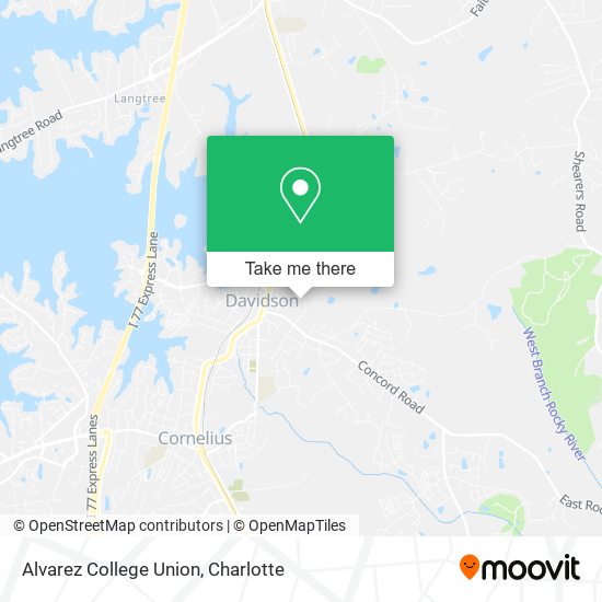 Alvarez College Union map