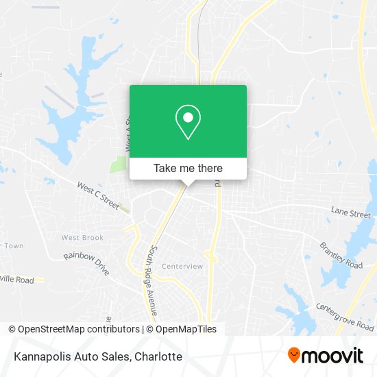 Kannapolis Auto Sales map