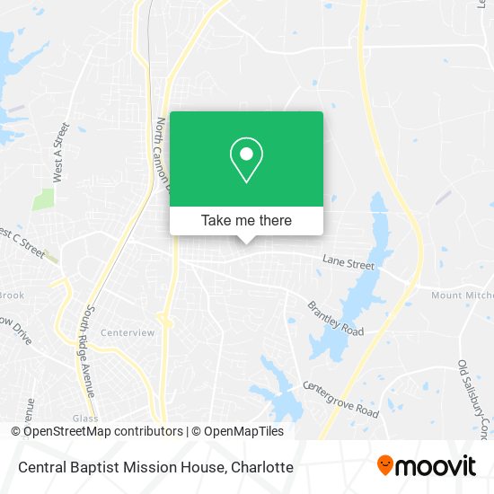 Central Baptist Mission House map