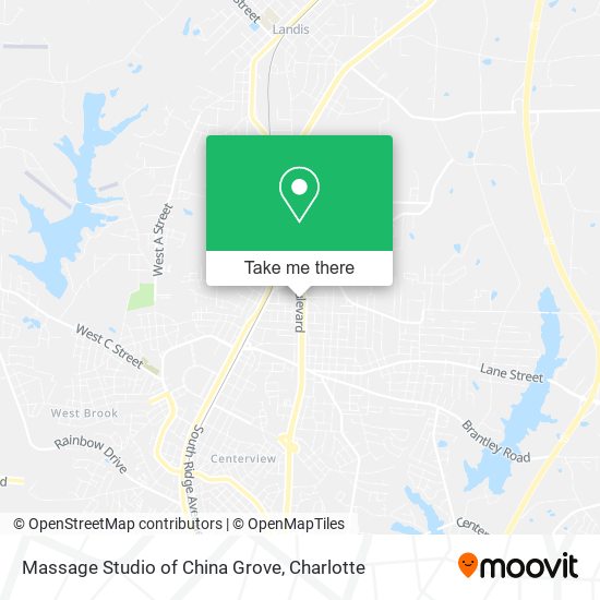Mapa de Massage Studio of China Grove