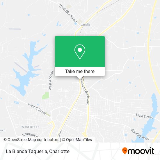 La Blanca Taqueria map