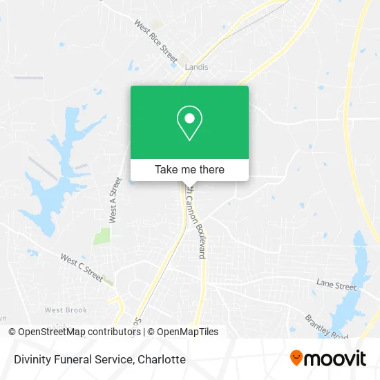 Divinity Funeral Service map