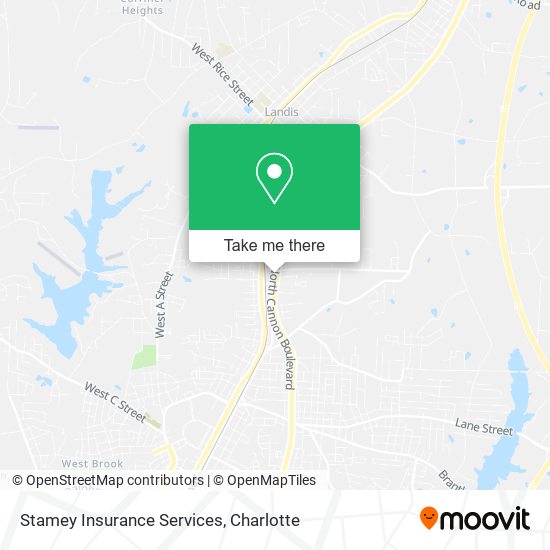 Stamey Insurance Services map