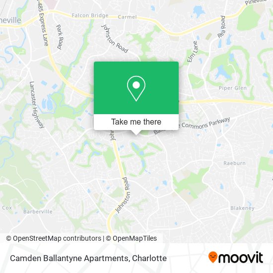 Camden Ballantyne Apartments map