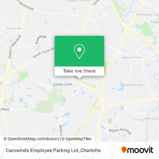 Carowinds Employee Parking Lot map