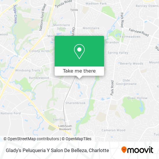 Glady's Peluqueria Y Salon De Belleza map