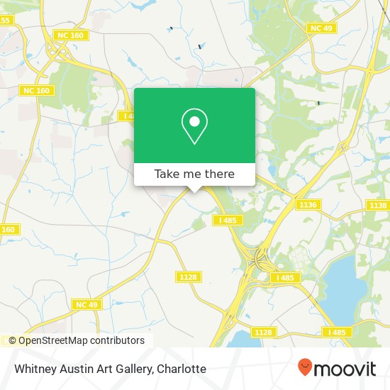 Whitney Austin Art Gallery map