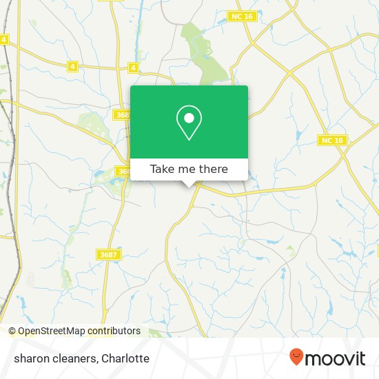 sharon cleaners map