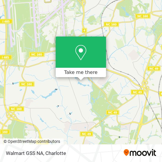 Walmart GSS NA map