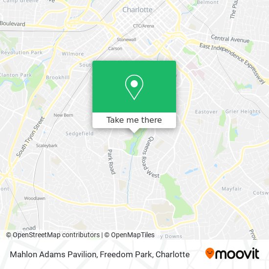 Mapa de Mahlon Adams Pavilion, Freedom Park