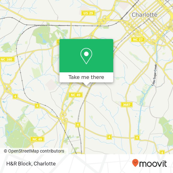 Mapa de H&R Block