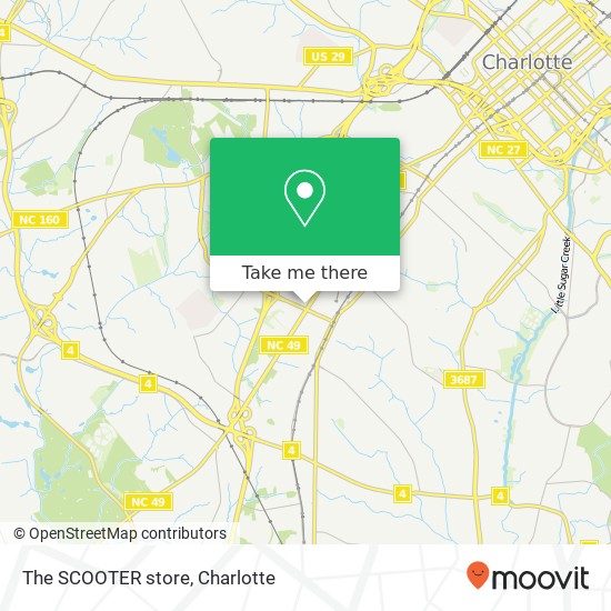 The SCOOTER store map