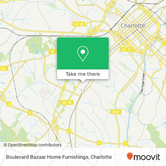 Boulevard Bazaar Home Furnishings map