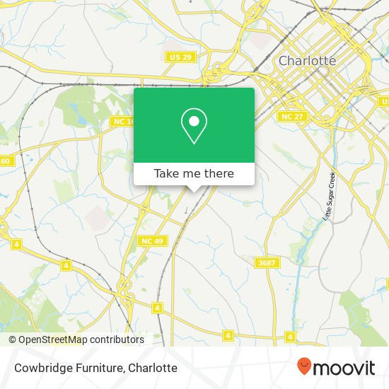 Cowbridge Furniture map