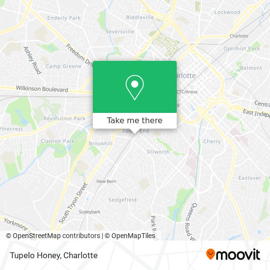 Mapa de Tupelo Honey