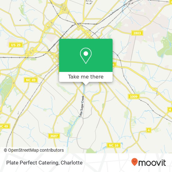 Plate Perfect Catering map