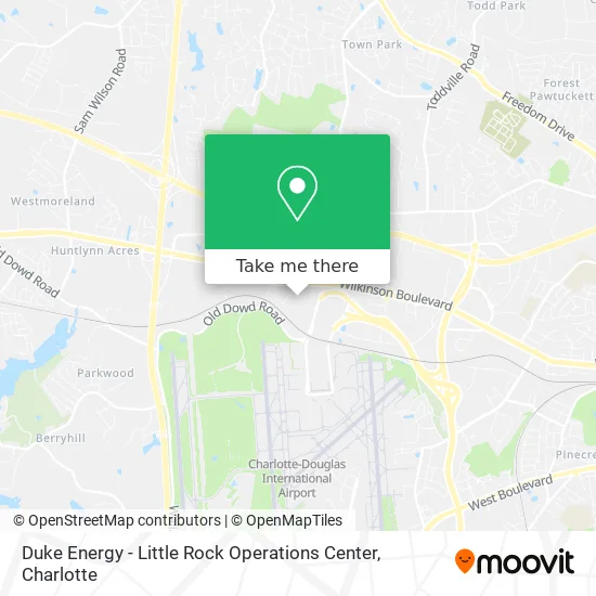 Duke Energy - Little Rock Operations Center map