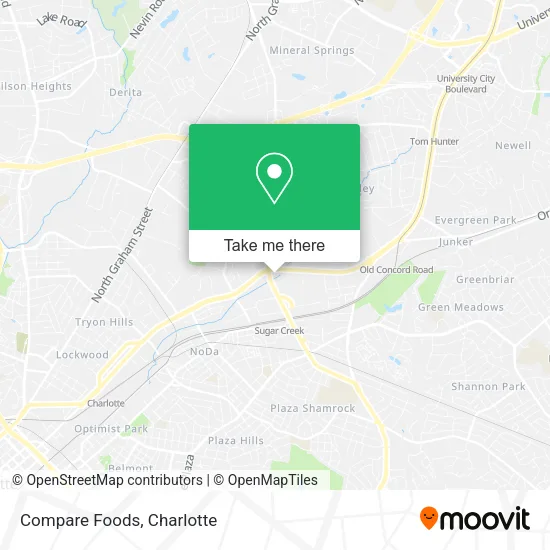 Compare Foods map