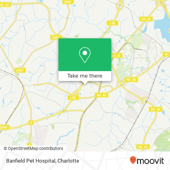 Banfield Pet Hospital map