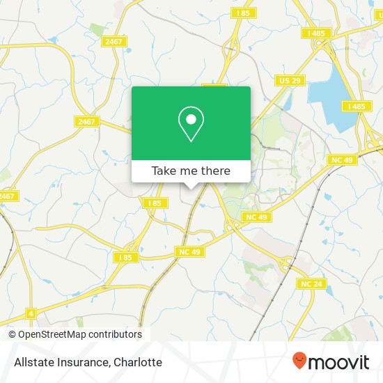 Allstate Insurance map