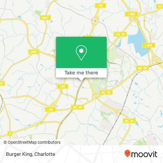 Burger King map