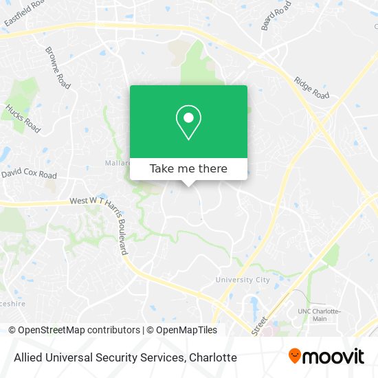 Mapa de Allied Universal Security Services