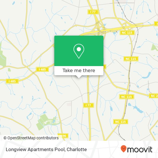 Mapa de Longview Apartments Pool