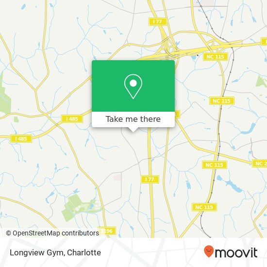 Mapa de Longview Gym