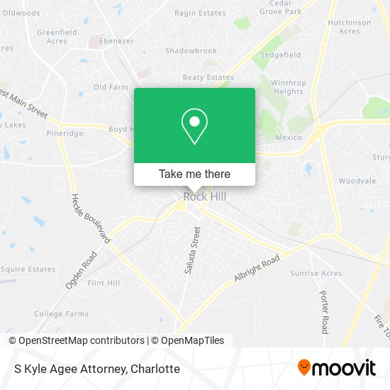 S Kyle Agee Attorney map