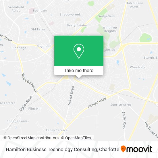 Hamilton Business Technology Consulting map