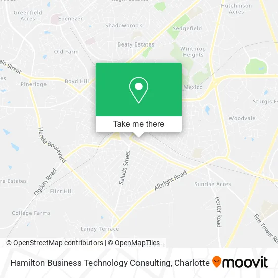 Hamilton Business Technology Consulting map