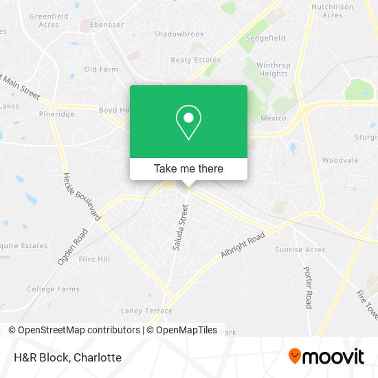 H&R Block map