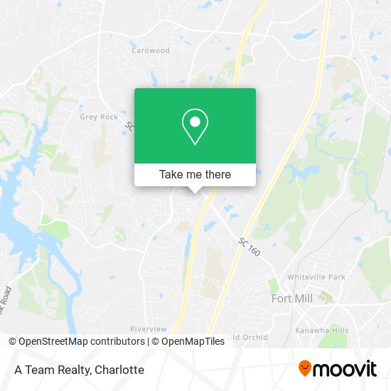 A Team Realty map