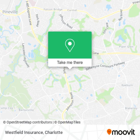 Westfield Insurance map