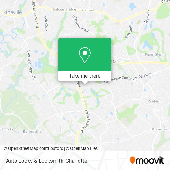 Auto Locks & Locksmith map