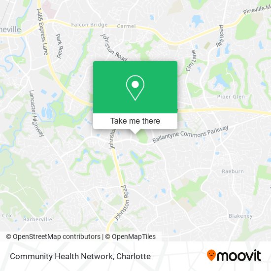 Community Health Network map