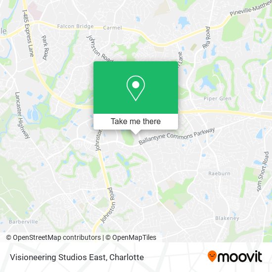 Visioneering Studios East map
