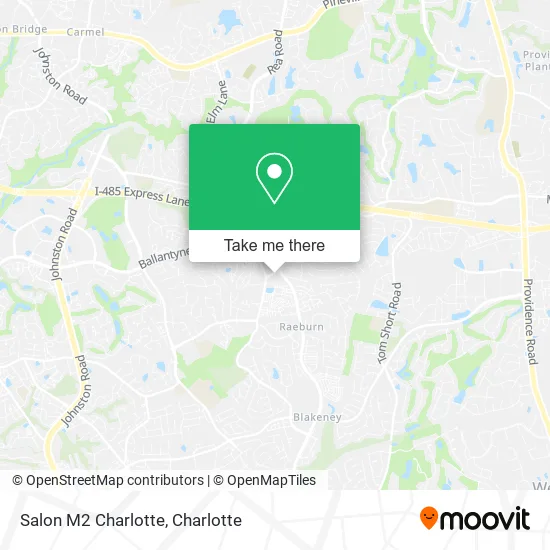 Salon M2 Charlotte map