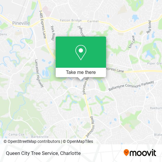 Queen City Tree Service map