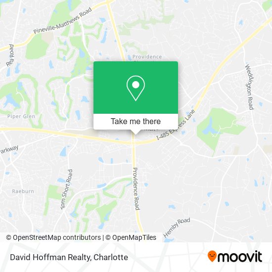 David Hoffman Realty map