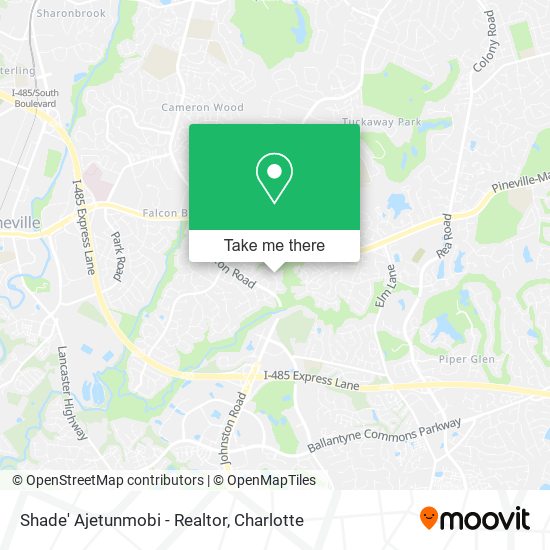 Mapa de Shade' Ajetunmobi - Realtor