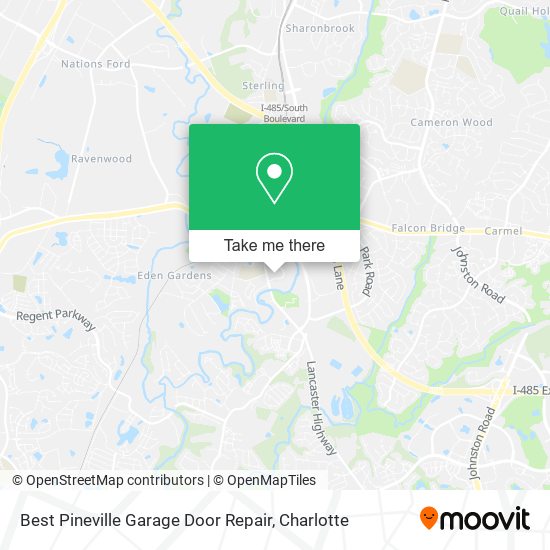 Best Pineville Garage Door Repair map