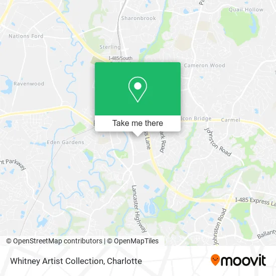Whitney Artist Collection map