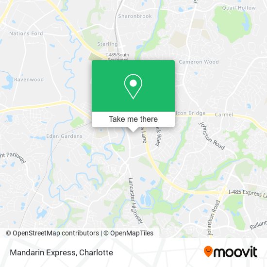 Mapa de Mandarin Express