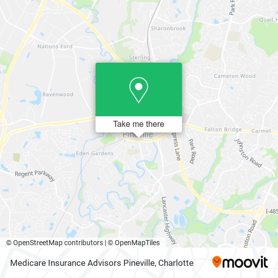 Medicare Insurance Advisors Pineville map