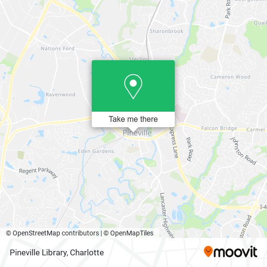 Pineville Library map