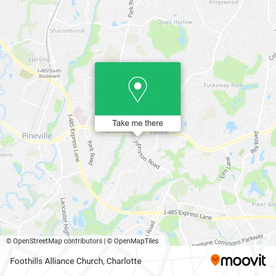 Foothills Alliance Church map
