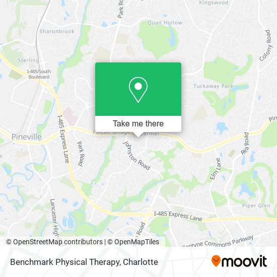 Benchmark Physical Therapy map