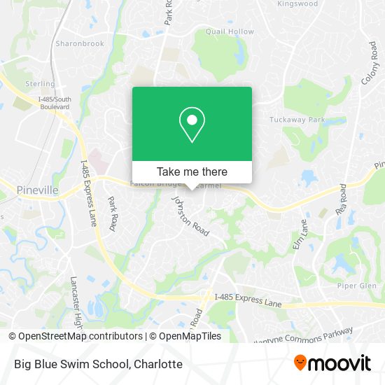 Mapa de Big Blue Swim School