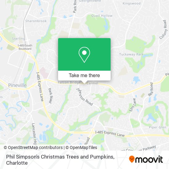 Mapa de Phil Simpson's Christmas Trees and Pumpkins